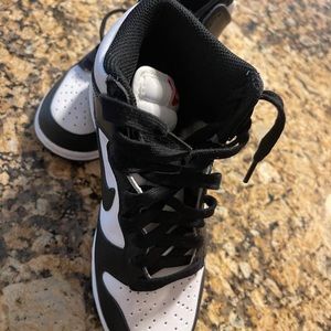 Jordan Dunk high black white